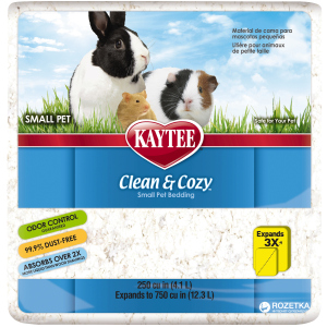 Подстилка для грызунов Kaytee Clean&Cozy White Белая Целлюлозный впитывающий 620 г (4.1 л) (071859946290) ТОП в Черкассах