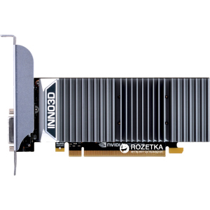 INNO3D PCI-Ex GeForce GT 1030 2GB GDDR5 (64bit) (1227/6000) (DVI, HDMI) (N1030-1SDV-E5BL) рейтинг