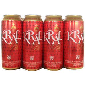 купить Упаковка пива Kral Pils светлое фильтрованное 4.1% 0.5 л x 12 шт (8594166370517)