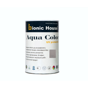 Краска для дерева Bionic-House Aqua Color UV-protect 0,8л Пепел А117 в Черкассах