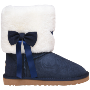 Уггі UGG Classic Short Fur Bow 117014 37 Navy краща модель в Черкасах