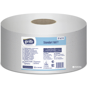 Туалетная бумага Grite Standart 508 отрывов 2 слоя 12 рулонов (4770023483017) ТОП в Черкассах