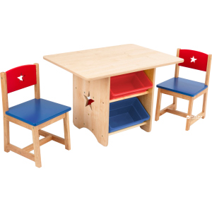 Дитячий стіл KidKraft Star Table & Chair Set (26912) надійний