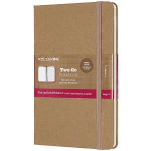Записная книга Moleskine Two-Go 11.5 x 17.5 см 144 страницы Бежевая (8058647620206) лучшая модель в Черкассах
