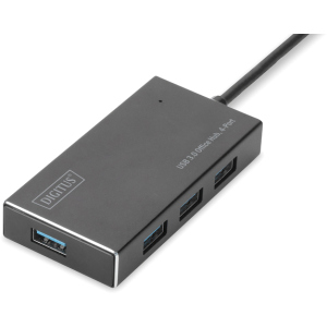 USB-хаб Digitus USB 3.0 Hub 4 порта Black (DA-70240-1) ТОП в Черкассах