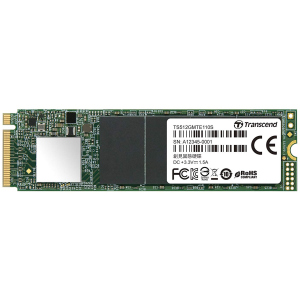 Transcend MTE110S 512GB M.2 2280 PCIe 3.0 x4 3D NAND TLC (TS512GMTE110S) надійний