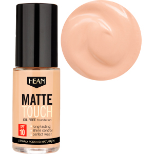 Основна основа Hean Matte Touch foundation 002 натуральний 30 мл (5907474472300) ТОП в Черкасах