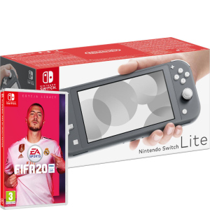 Ігрова консоль Nintendo Switch Lite Grey Bundle (гра FIFA 20) в Черкасах