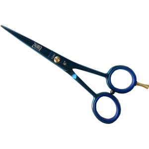 Ножницы парикмахерские Zauber-manicure синее (4004904010420) ТОП в Черкассах