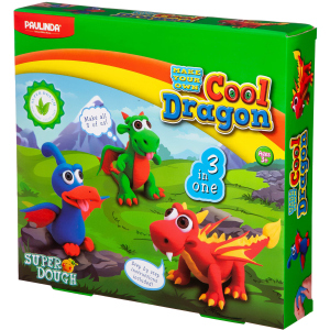 Масса для лепки Paulinda Super Dough Cool Dragon Драконы 3 в 1 (PL-081554) ТОП в Черкассах