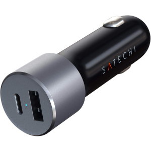 Автомобільний зарядний пристрій Satechi 72W Type-C PD Car Charger Space Grey (ST-TCPDCCM) в Черкасах