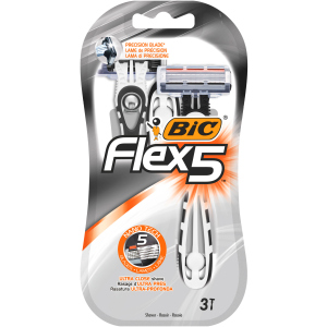 Бритва BIC Flex 5 Dispo 3 шт (3086123492868) краща модель в Черкасах