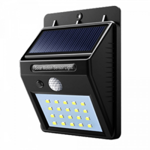 Світлодіодний світильник вуличний накладний Smart Light Solar Motion Sensor 20SMD LED 4 W стіновий фасадний на сонячних батареях з датчиком руху та захистом від вологи (57405 PD) рейтинг