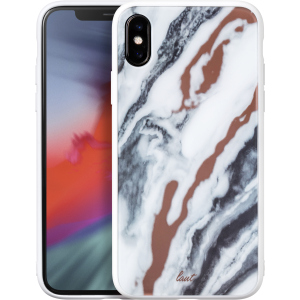 Панель Laut Mineral Glass для Apple iPhone Xs Max White (LAUT_IP18-L_MG_MW)