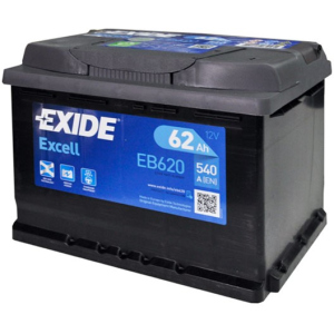 Автомобільний акумулятор Exide Excell 6СТ-62 (EB620) 62 Ач (-/+) Euro 540 А (EB620) в Черкасах