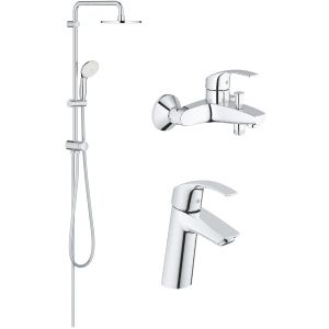 Набір змішувачів GROHE Eurosmart 123389M (23324001+27389002+33300002) ТОП в Черкасах