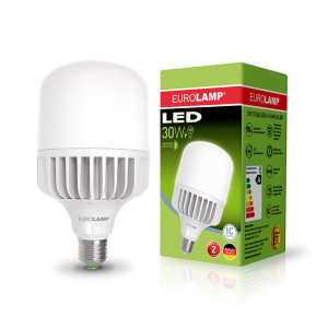 Світлодіодна лампа (LED) Eurolamp 30W Е27 6500K (LED-HP-30276) краща модель в Черкасах