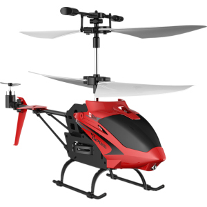 Вертолет Syma S5H 2.4 ГГц 23 см со светом, барометром и гироскопом Red (S5H_red) (6946702902980) лучшая модель в Черкассах