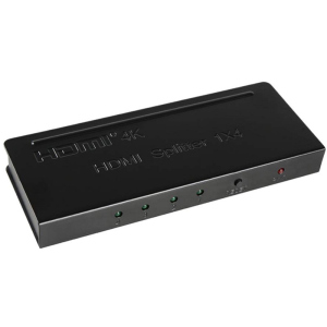 Спліттер PowerPlant HDSP4-M HDMI 1x4 V1.4, 4K (CA911509) в Черкасах