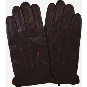 Чоловічі шкіряні рукавички Sergio Torri 1011 М 9 Коричневі (2000000013138-1) ТОП в Черкасах