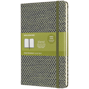 Нотатник Moleskine Blend 19 13 х 21 см 240 сторінок у лінійку Зелена Канва (8053853600097) краща модель в Черкасах