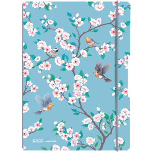 хороша модель Блокнот Herlitz My.Book Flex Ladylike Birds А4 в клітинку 40 аркушів/в лінійку 40 аркушів (50021543)