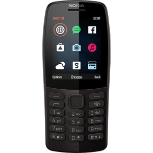 Мобільний телефон Nokia 210 Dual Sim Black (16OTRB01A02) надійний