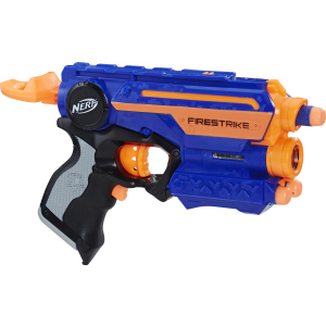 Бластер Hasbro Nerf Элит Файрстрайк Голубой (53378_голубой) лучшая модель в Черкассах