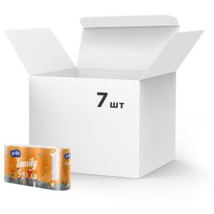 Упаковка бумажных полотенец Grite Family 2 слоя 83 листа 7 шт по 4 рулона (4770023348590) лучшая модель в Черкассах