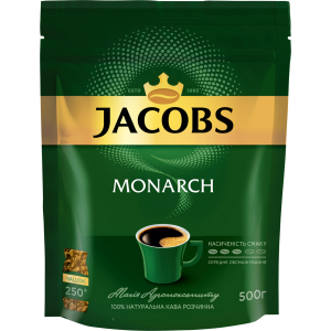 Кофе растворимый Jacobs Monarch 500 г (8714599108932) лучшая модель в Черкассах