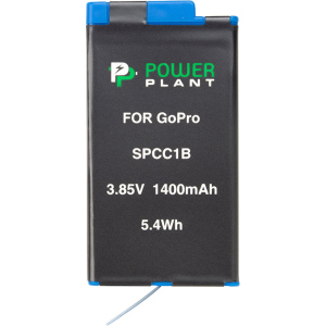 Аккумулятор PowerPlant GoPro SPCC1B 1400 мАч (CB970346) в Черкассах
