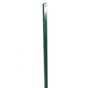 купить Столб заборный Техна Классик металлический с полимерным покрытием и креплениями 60х40x1500 мм Зеленый (RAL6005 PTK-01)