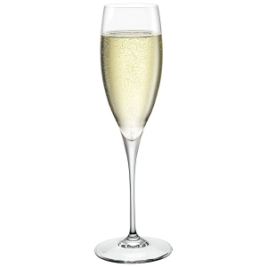 Набір келихів Bormioli Rocco Galileo для шампанського 260 мл 2 шт (170063GBL021990) краща модель в Черкасах