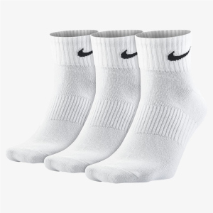 Шкарпетки Nike U Nk Everyday Ltwt Ankle 3Pr SX7677-100 46-50 (XL) 3 пари Білі (888407239120) надійний