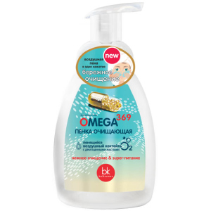 Пенка для лица Белкосмекс Очищающая Omega 369 260 г (4810090009939) в Черкассах