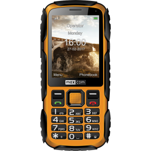 Мобільний телефон Maxcom MM920 Black-Yellow ТОП в Черкасах