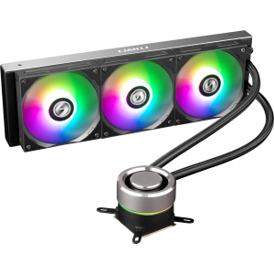 Система рідинного охолодження Lian Li Galahad AIO 360 Black Liquid Cooler with RGB (G89.GA360B.00) ТОП в Черкасах