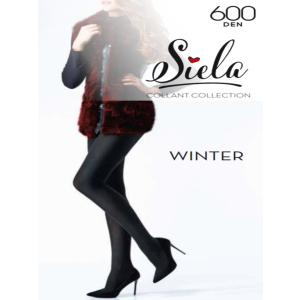 Колготки Siela COTTON WINTER 600 Den 3 р Чорний (4823102960371) рейтинг