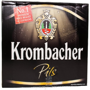 Упаковка пива Krombacher Pils светлое фильтрованое 4.8% 0.33 л х 24 шт(4008287058161) в Черкассах