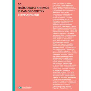 50 найкращих книжок із саморозвитку в інфографіці - Smartreading (9786175772096) лучшая модель в Черкассах