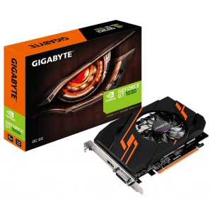 Відеокарта GeForce GT1030, Gigabyte, OC, 2Gb DDR5, 64-bit, DVI/HDMI, 1544/6008MHz (GV-N1030OC-2GI) в Черкасах