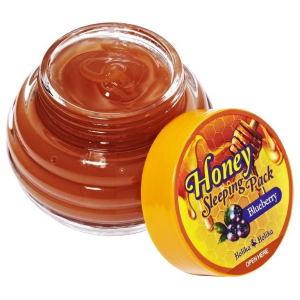 Нічна медова маска Чорниця Holika Holika Honey Sleeping Pack 90 мл (8806334333317) в Черкасах