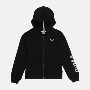 Толстовка дитяча Puma Alpha Sweat Jacket 58136601 140 см Black (4062451047795) ТОП в Черкасах