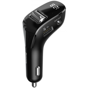 FM-трансмітер Baseus Streamer F40 Bluetooth FM Launcher 15W 2 USB (CCF40-01) краща модель в Черкасах