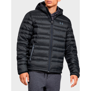 Куртка Under Armour Ua Armour Down Hooded Jkt 1342738-001 XXL Чорна (192810223462) краща модель в Черкасах