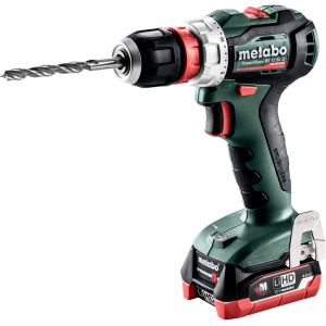 Акумуляторний дриль-шуруповерт Metabo PowerMaxx BS 12 BL Q-2x4 LiHD, кейс (601039800) надійний