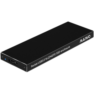 Зовнішня кишеня Maiwo для M.2 SSD (NGFF) SATA - USB 3.0 (K16N black) в Черкасах