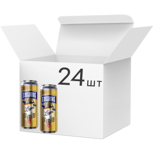 Упаковка пива Edelburg Lager світле фільтроване 5.2% 0.5 л х 24 шт (4260684190047) ТОП в Черкасах