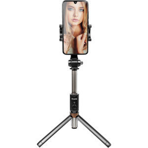 Трипод Dispho WS-18002 Selfie Stick Tripod Bluetooth Black ТОП в Черкасах