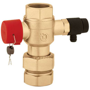 Кран кульовий CALEFFI із зливним краном для розширювального бака 3/4" 558050